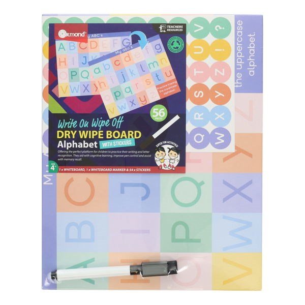 Ormond Dry Wipe - Alphabet - ABC School Supplies