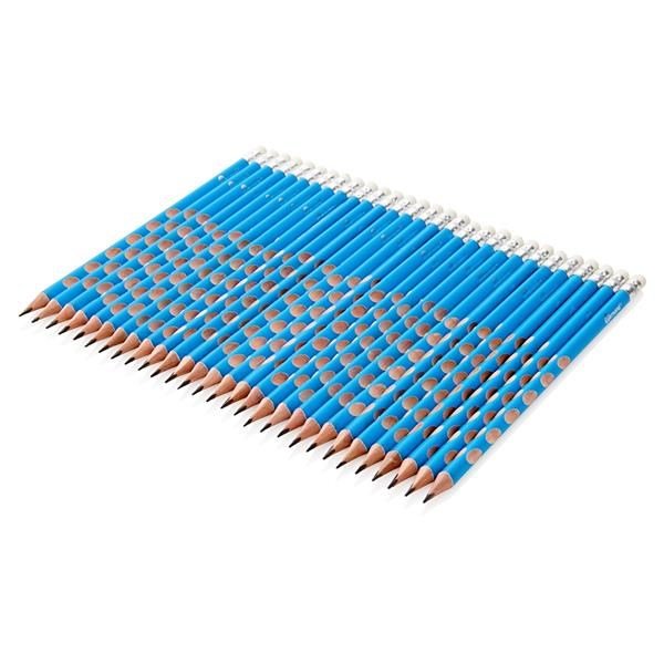 Ormond Finger Fit Triangular Shape Pencil Tub Of 36 - ABC School Supplies