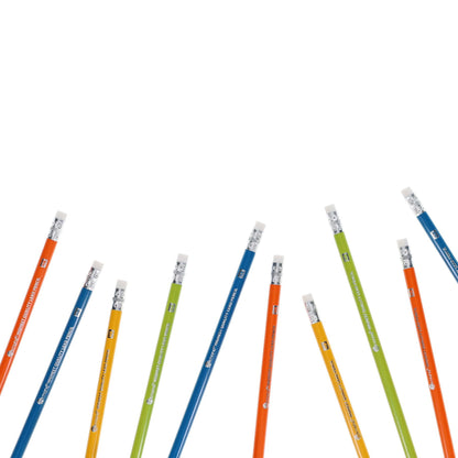 Ormond HB Neon Rubber Tipped Pencils Pack of 10 - ABC School Supplies