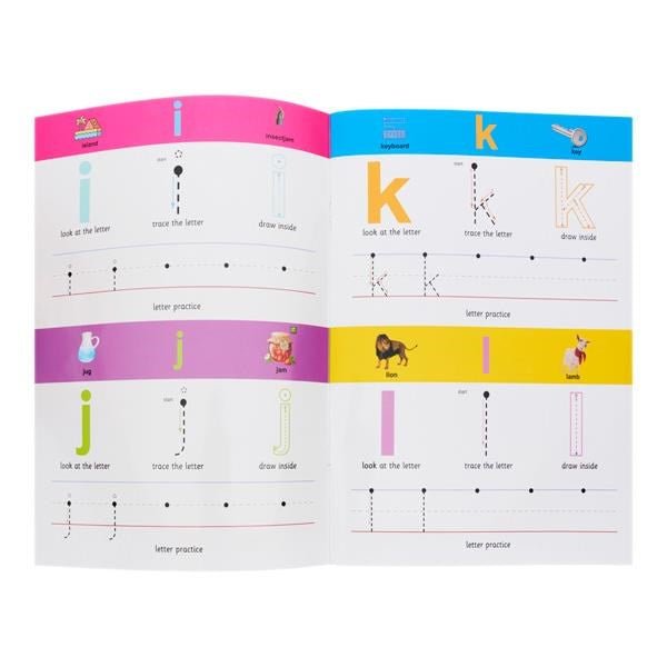 **Ormond Wipe Clean Activity Book - Alphabet Lower Case Letters - ABC School Supplies