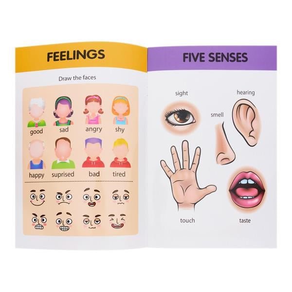 **Ormond Wipe Clean Activity Book - Body Parts & The 5 Senses - ABC School Supplies