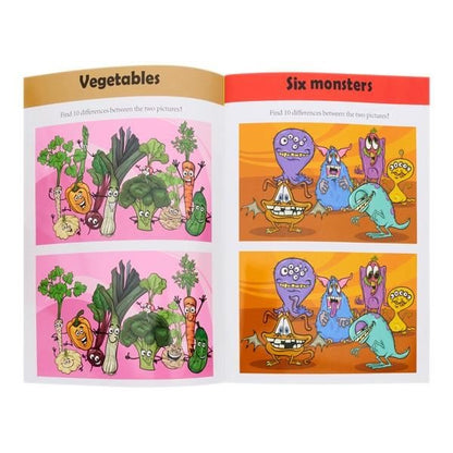 **Ormond Wipe Clean Activity Book - Spot The Differences - ABC School Supplies