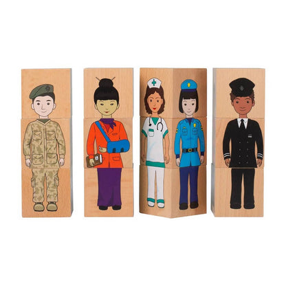 Our Community Wooden Blocks - ABC School Supplies