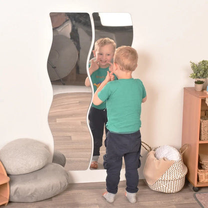 Outdoor / Indoor Wavy Mirrors Pack Of 2 - ABC School Supplies