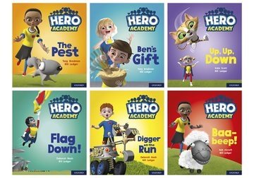 Oxford Reading Tree Hero Academy Level 4, Light Blue Book Band: Mixed Pack - ABC School Supplies