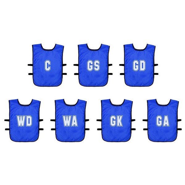 (Pack of 7) Mesh Netball Training Bibs (Youths, Adult) - ABC School Supplies