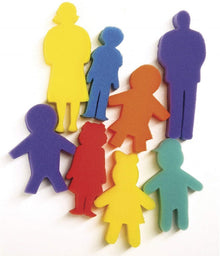 Paint Sponges - People Set - 8 Pieces - ABC School Supplies