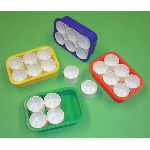 Paint Trays With 6 Containers (4 Pack) - ABC School Supplies