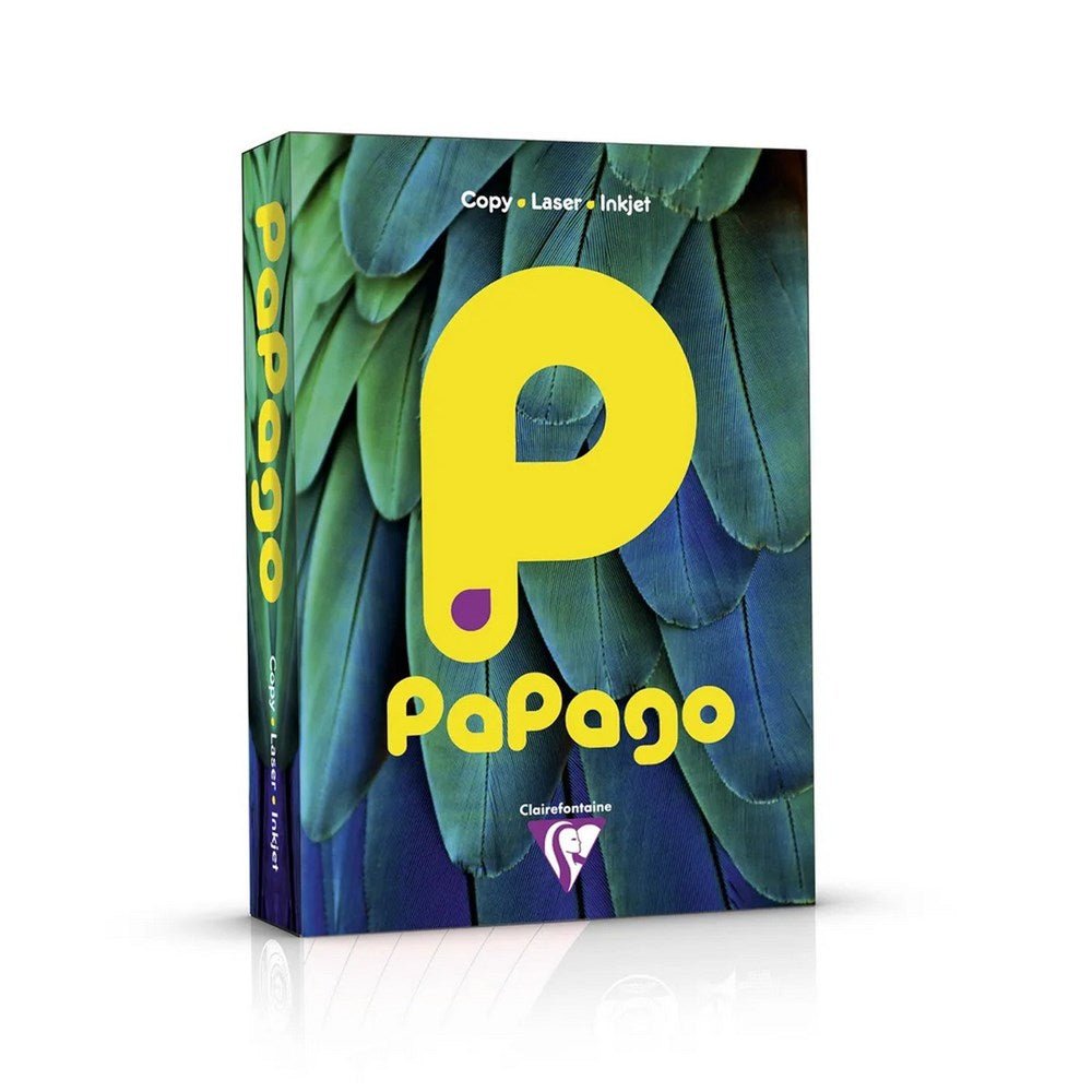 PaPago Copier Paper (80gsm) - Intensive Yellow - A4 - Pack of 500 - ABC School Supplies