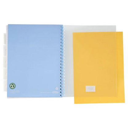 Pastel A4 250Pg Pp 5 Subject Wiro Project Book Pack Of 5 - ABC School Supplies