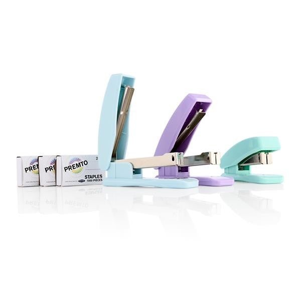 Pastel Half Strip Stapler and 1000 Staples - ABC School Supplies