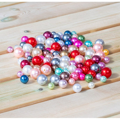 Pearlescent Like Beads - Metallic Colours Pack 100 - ABC School Supplies