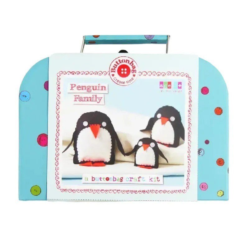 Penguin Family - Buttonbag - ABC School Supplies