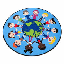 People Around the World Circular Carpet 2 Metre - ABC School Supplies
