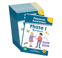 Phase 1 Phonemic Awareness Workbook - 12 Pack - ABC School Supplies