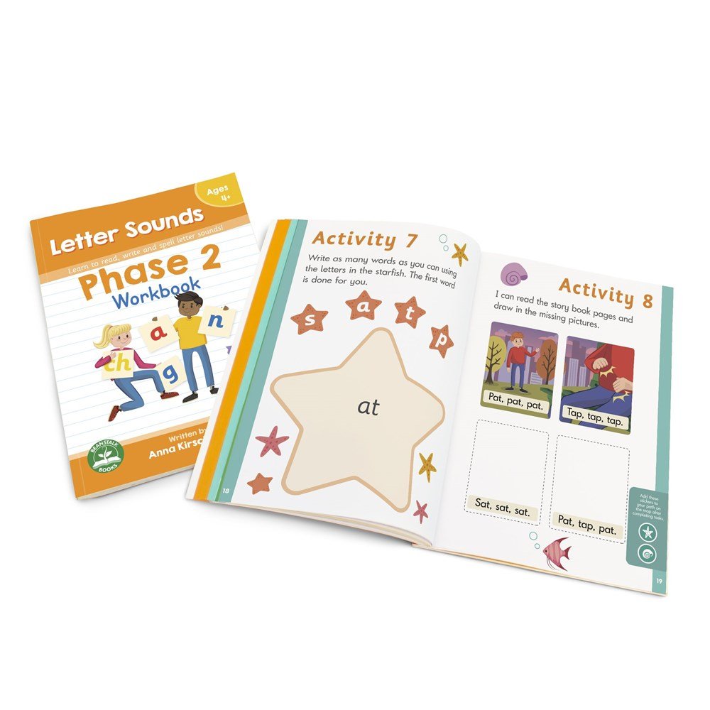 Phase 2 Letter Sounds Workbook - ABC School Supplies