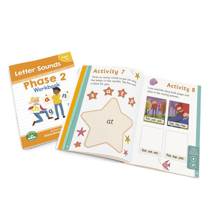 Phase 2 Letter Sounds Workbook - ABC School Supplies