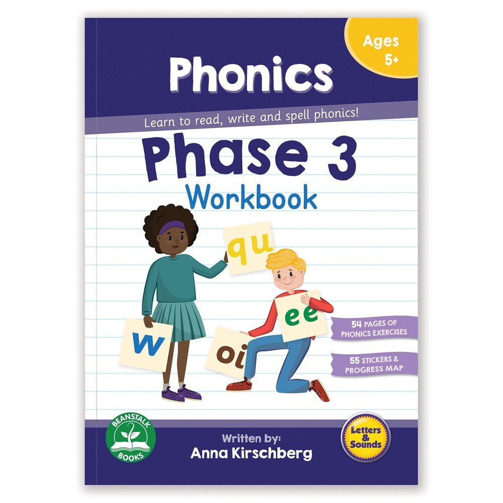 Phase 3 Phonics Workbook - ABC School Supplies