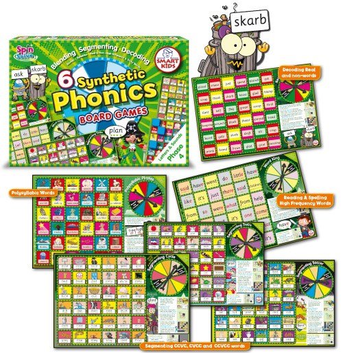 **Phase 4 Board Games (Set Of 6) - ABC School Supplies