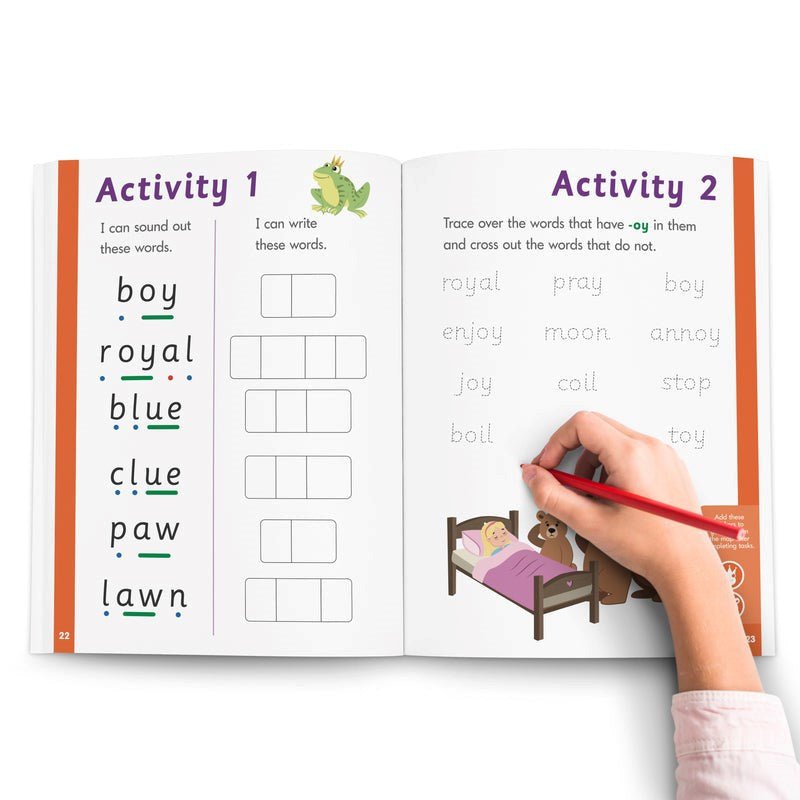 Phase 5 Vowel Sounds Workbook - 12 Pack - ABC School Supplies
