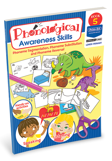 Phonological Awareness Skills Book 5: Phoneme Segmentation, Phoneme Substitution And Phoneme Reversal - ABC School Supplies