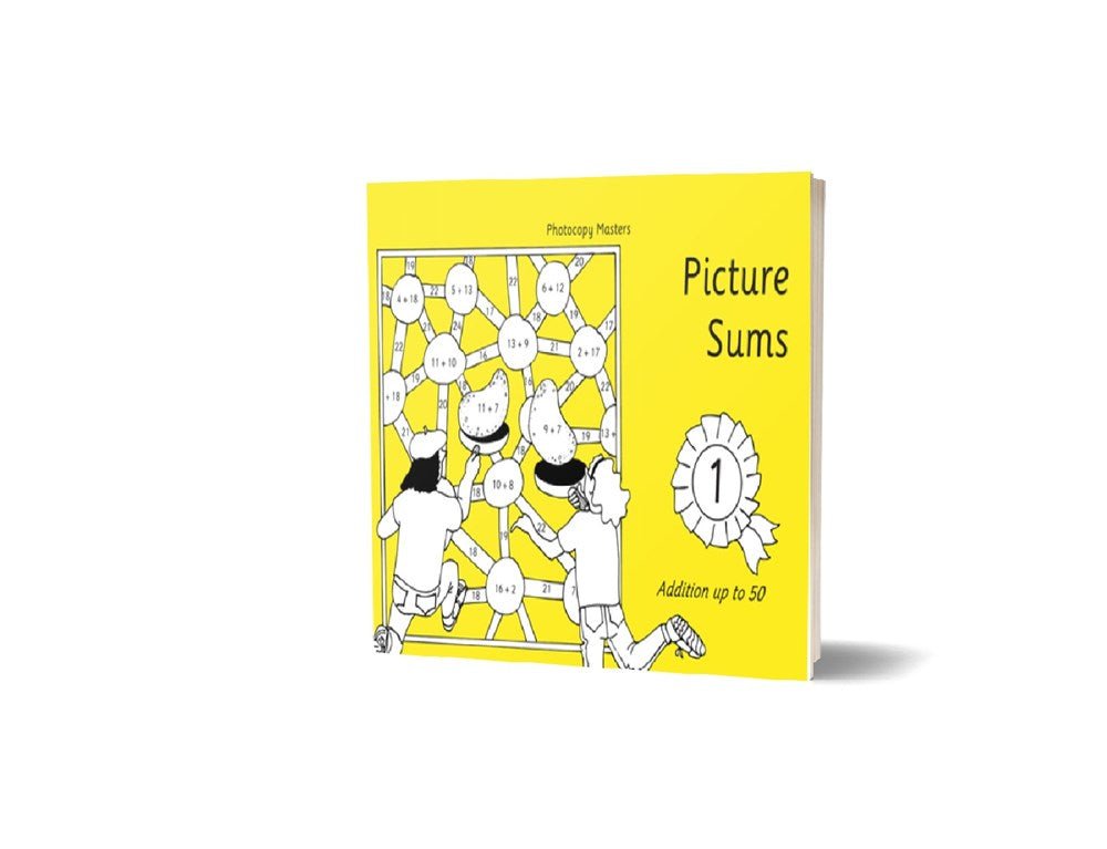 Picture Sums: Book 1: Addition Up to 50 - ABC School Supplies