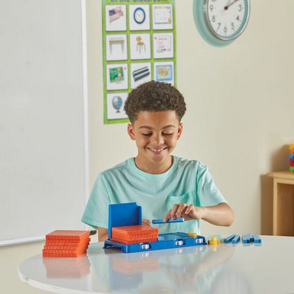 Place Value Frame with Base Ten Blocks - ABC School Supplies