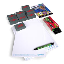 **Plain Drywipe Boards, Pens & Erasers (10 of Each) - ABC School Supplies