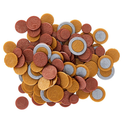 Play Euro Coins Set 120pcs - ABC School Supplies