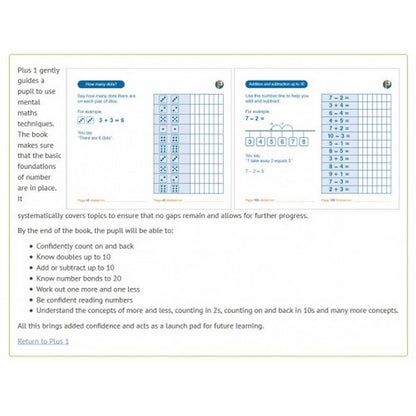 Plus 1: The Introductory Coaching System for Maths Success