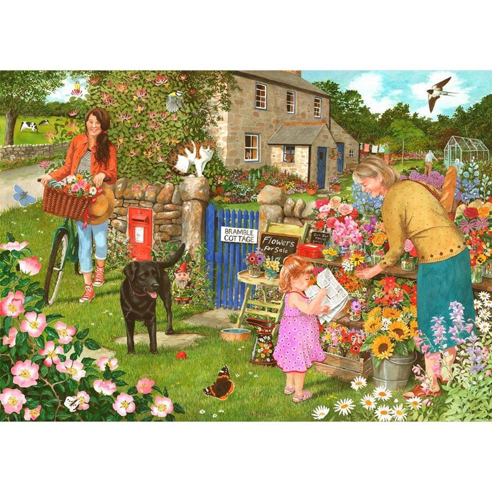 Pocketful Of Posies - 1000 Piece Jigsaw Puzzle - ABC School Supplies