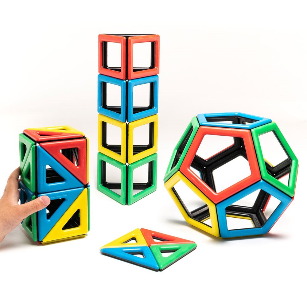 Polydron Magnetic Extra Shapes Kit - ABC School Supplies
