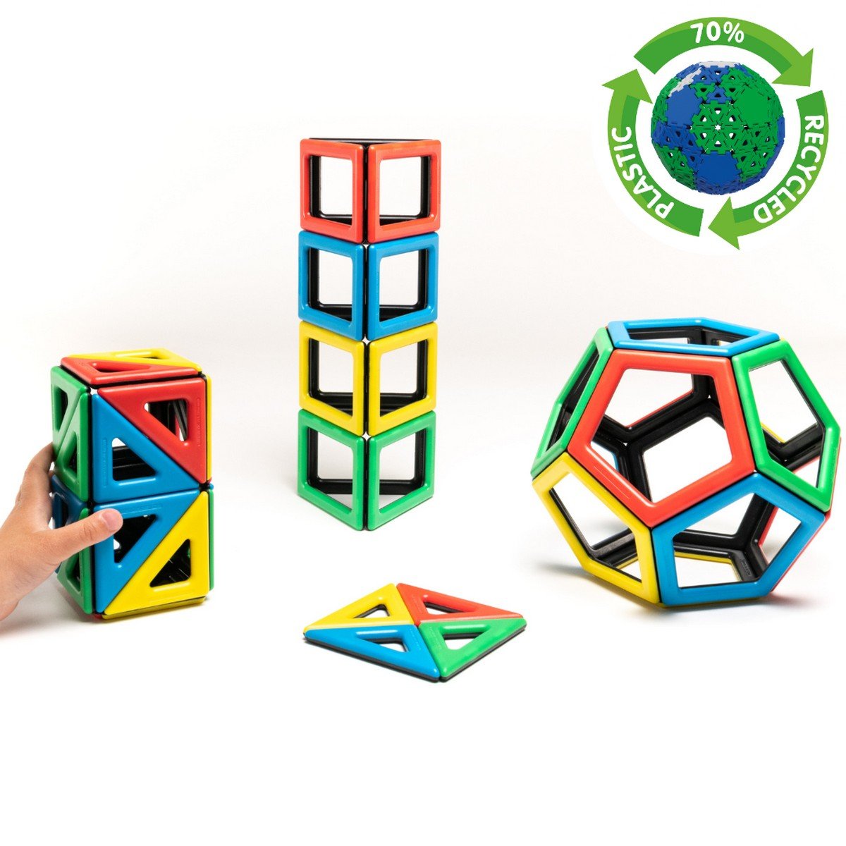 Polydron Magnetic Extra Shapes Kit - ABC School Supplies