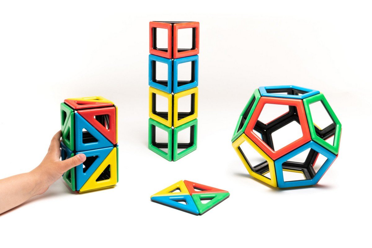 Polydron Magnetic Extra Shapes Kit - ABC School Supplies
