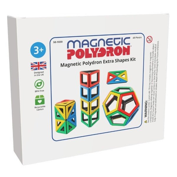 Polydron Magnetic Extra Shapes Kit - ABC School Supplies