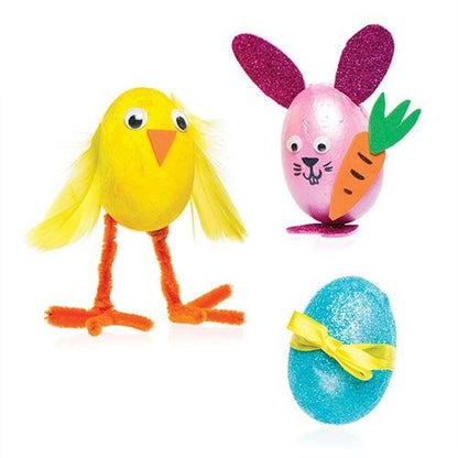 Polystyrene Eggs Pack of 10 - 7cm - ABC School Supplies