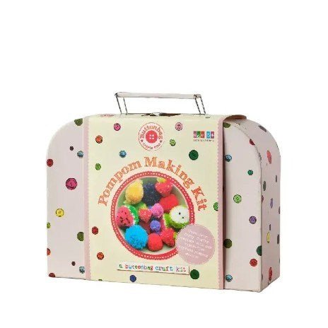 Pompom Suitcase - Buttonbag - ABC School Supplies