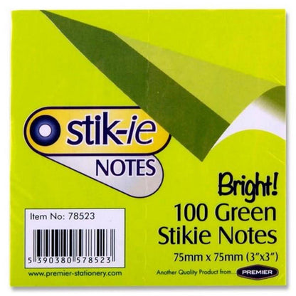 Post-It Sticky Notes 75 X 75 Mm Assorted Colours 100 Sheets Value Pack 10+2 Free - ABC School Supplies