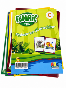 Fónaic le Fís C - A4 Póstaeir na gCarachtar Set of 42
