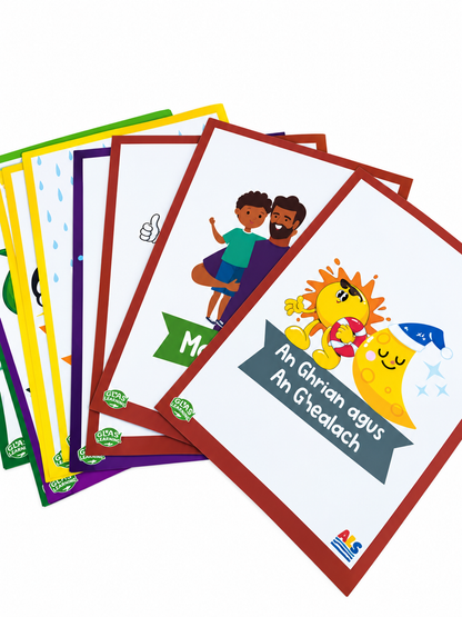 Fónaic le Fís C - A4 Póstaeir na gCarachtar Set of 42