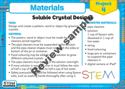Stem Projects: 6th Class