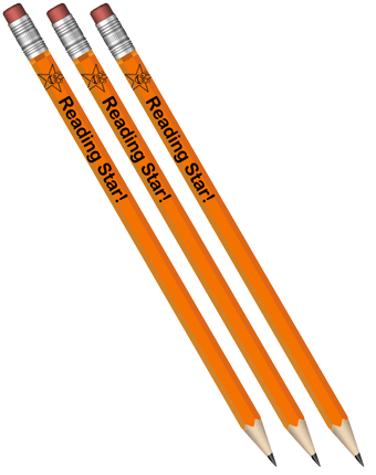 **Praise Pencils Reading Star! (Pack Of 10) - ABC School Supplies