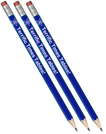 **Praise Pencils Terrific Times Tables! (Pack Of 10) - ABC School Supplies