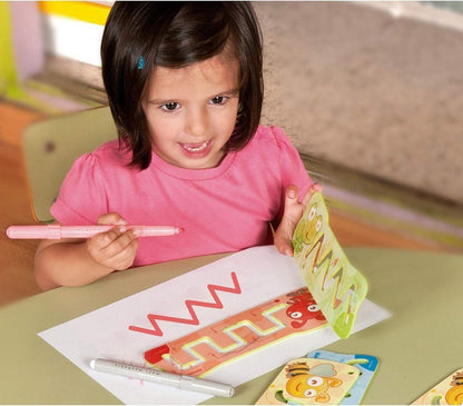 Pre - Writing Basic Patterns Stencils - ABC School Supplies