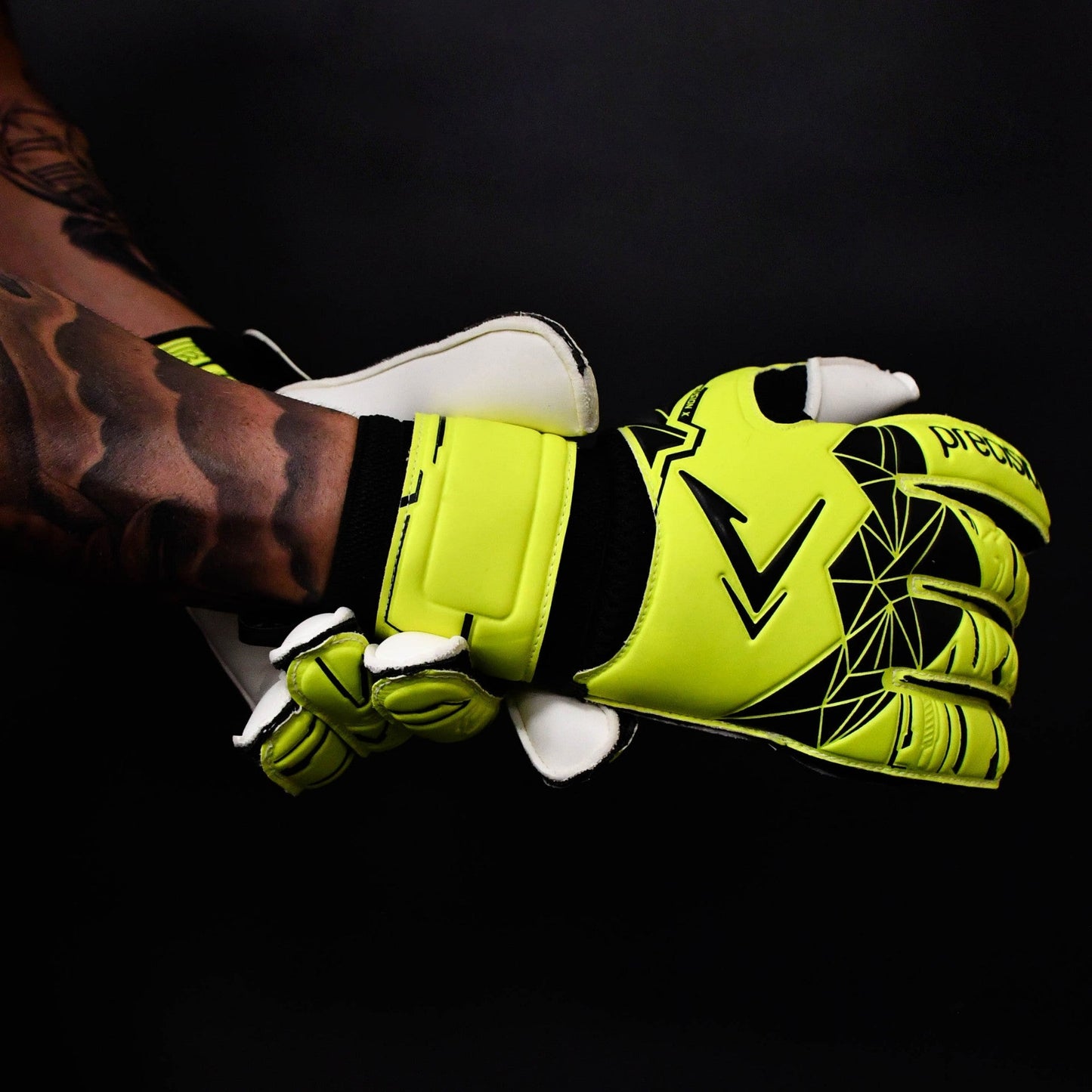 Precision Junior Fusion X Flat Cut Essential Goalkeeper Gloves - ABC School Supplies