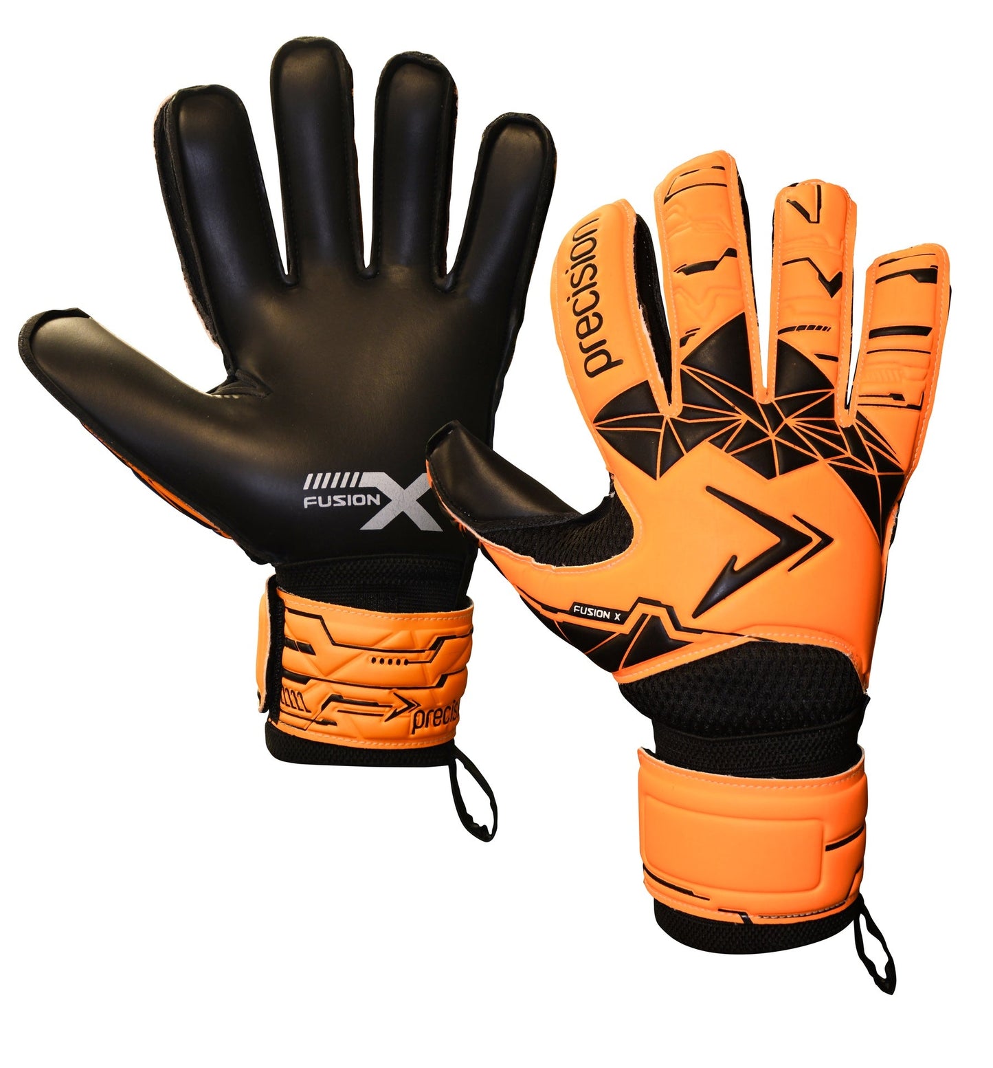 Precision Junior Fusion X Flat Cut Essential Goalkeeper Gloves - ABC School Supplies