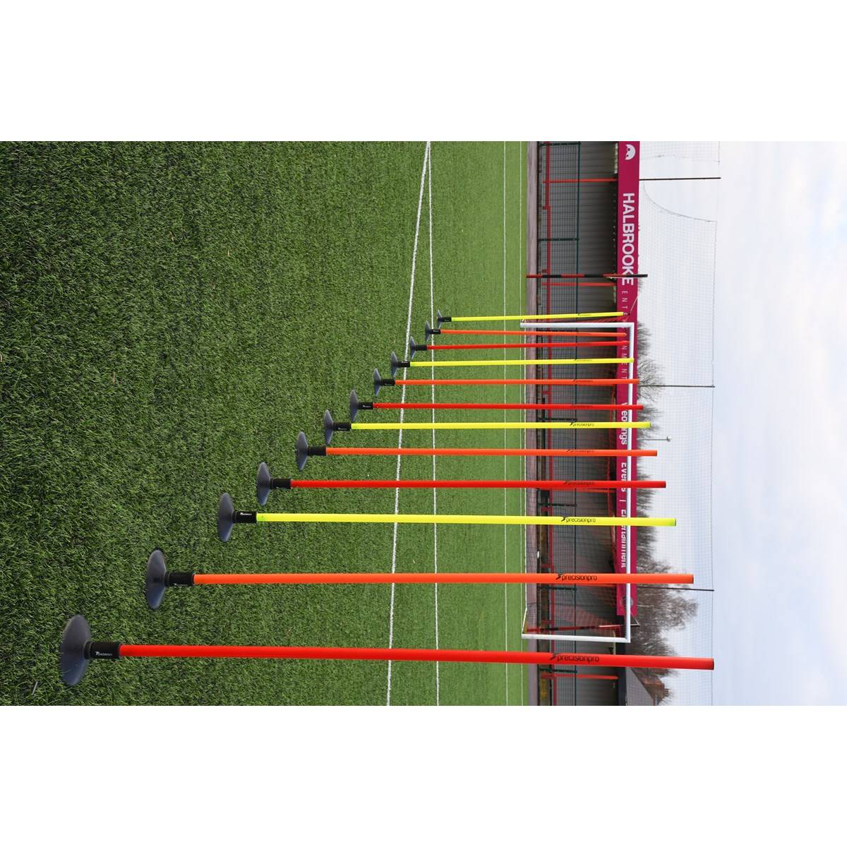 Precision Pro Boundary Poles - Orange/Red/Yellow - Pack Of 12 - ABC School Supplies