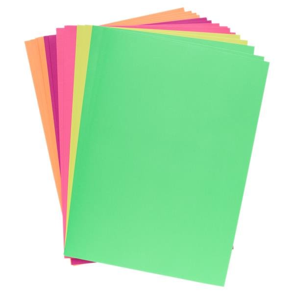 Premier A2 160gsm Fluorescent Neon Card (Pack of 20) - ABC School Supplies