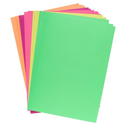 Premier A2 160gsm Fluorescent Neon Card (Pack of 20) - ABC School Supplies