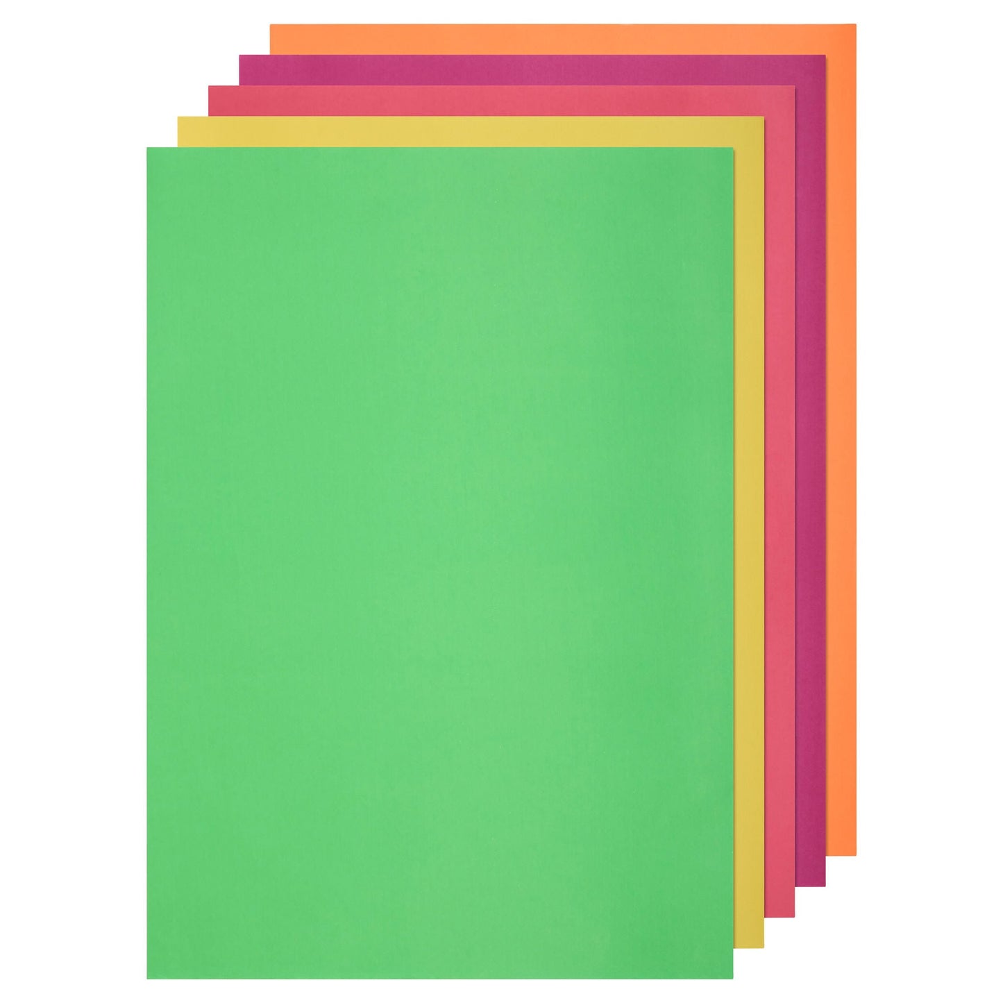 Premier A2 160gsm Fluorescent Neon Card (Pack of 20) - ABC School Supplies